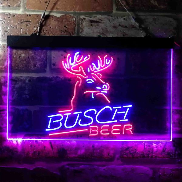 Busch Deer Beer Neon-Like LED Sign